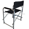 Mobiliário de exterior cadeira de diretor dobrável de alumínio